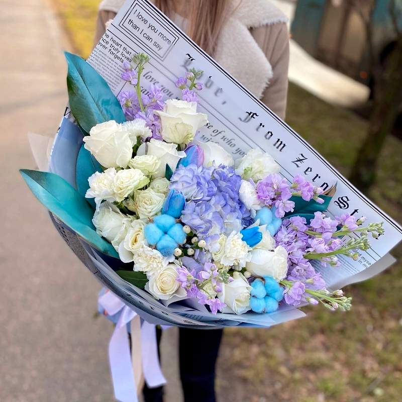 Букет Голубая звезда