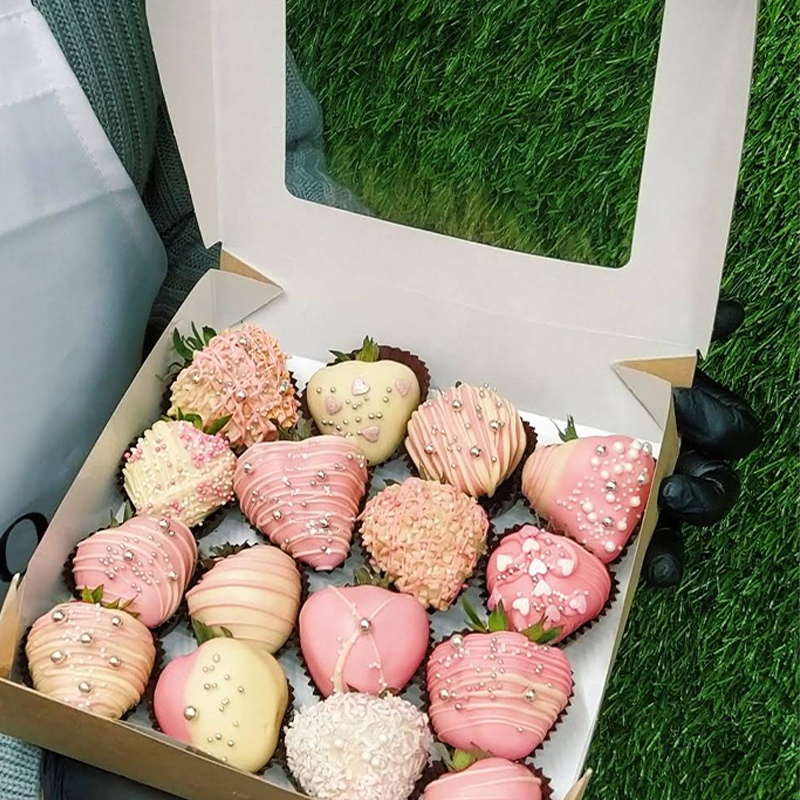 Набор клубники в шоколаде Пудра счастья